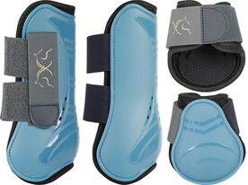 Beenbeschermerset Bora Bora blue Cob.