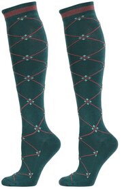 Kousen geruit Oakley bayberry.