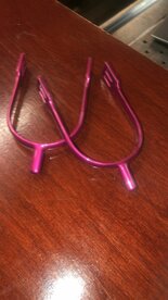 Stompe sporen Color light pink.