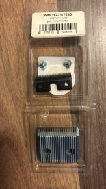 Moser Snijmes set grof incl.schroefjes.