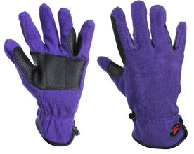 Handschoen fleece purple  Red Horse.