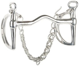 Thiedemann stang (kimblewick) met tongboog 13mm