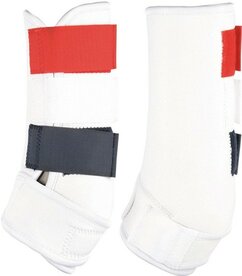 Beenbeschermers  flag R/W/B XL.