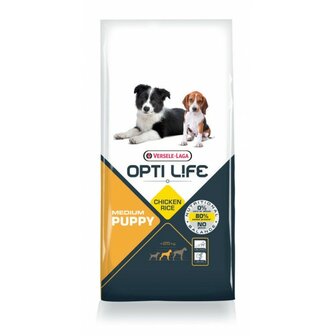 Opti Life Puppy medium 12,5kg.