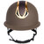 Veiligheidshelm Pro F1 Mat Sparkle brown