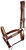 Anatomisch halster leder Flash brown.
