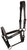 Anatomisch halster leder Flash black.