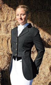 Wedstrijdjas halve slip zwart 44