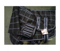 Premiere regendeken met hals checK 0-grms. 175cm.