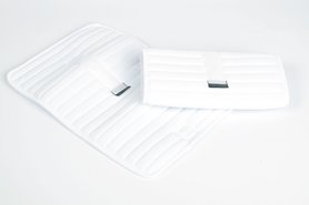 Onderbandages doorgestikt wit.