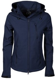Softshell ruiterjasje navy.