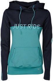 Hoodie Just Ride turquoise/navy 38.