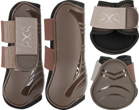 Beenbeschermerset Bora Bora brown.