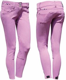 Rijbroek coloured lila.