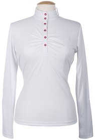 Wedstrijdshirt Concours fleuris wit.