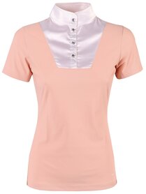 Wedstrijdshirt satin salmon