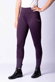 EquiTights rijlegging Hurley full Grip aubergine - 36
