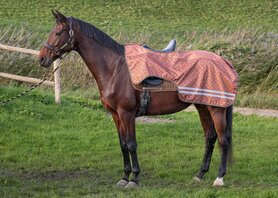 Uitrijdeken  waterdicht fleece gevoerd.