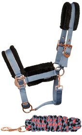 Halsterset Super Soft china-blue.