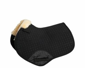 Zadeldek BR Lambswool black.