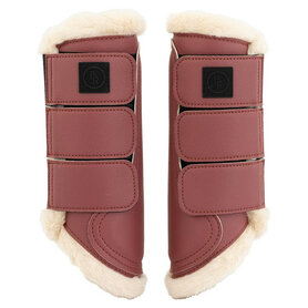 Beenbeschermers Majestic Indira fake fur Roan rouge M/cob.