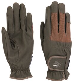 Handschoenen amara/mesh bruin.