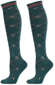 Kousen geruit Oakley bayberry.