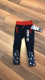 Rijbroek STOUT! navy/red 116.
