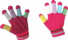 Rijhandschoenen magic kids multi.