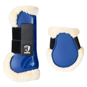 Peesbeschermersset bont royal blue S/pony.