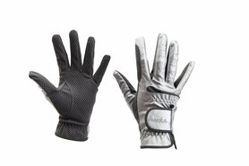 Handschoenen Horka shiny silver.