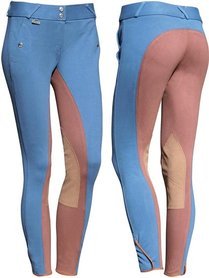 Rijbroek Lowrider indigo/bruin.