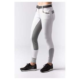 Rijbroek Vegas Full Grip 46 wit.