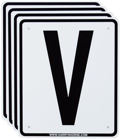 Manegeletters 4 stuks Z-ring aanvulling.