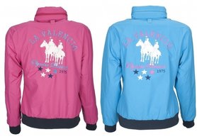 La Valencio rainjacket Felin pink.