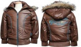 Bomberjas Kiddy Valmeinier bruin.