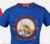 ***T-shirt Red Horse royal blue.