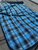 Staldeken fleece neck blauw 300gr. QHP 175/215.