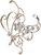 Plastronspeld flower gold.
