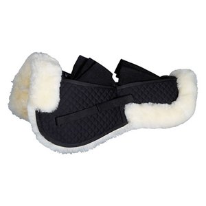 Sheepskin zadelonderlegger met inlages correction.