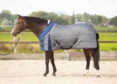 Highliner staldeken 300gr. blue melange 175cm.