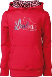 FB aanbieding Hoodie LouLou fuchsia/leopard.