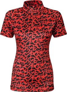 Shirt Red Leopard.
