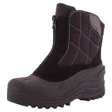 Thermo stalschoen zipper black 36&37