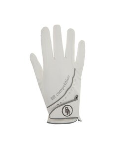 Handschoenen wit BR Torino crystal.