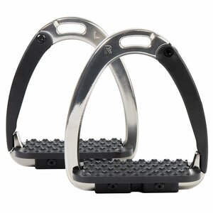 Veiligheids stijgbeugel Safe Release gunmetal.