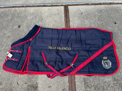 Staldeken La Valencio fleece neck 300gr. 195cm.