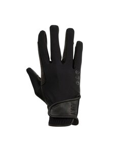 Anky Handschoen leather/lycra  black 8,5.