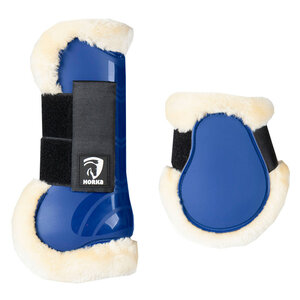 Peesbeschermersset bont royal blue S/pony.
