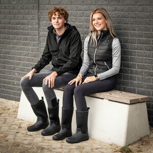 Thermolaars neopreen zwart.